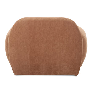 Hazel Lounge Chair in Copper Velvet