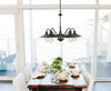 Casa 5 Light Chandelier in Olde Bronze Finish