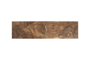 Teak Slice Console, Natural