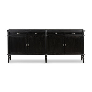 Toulouse Sideboard In Distressed Black Oak