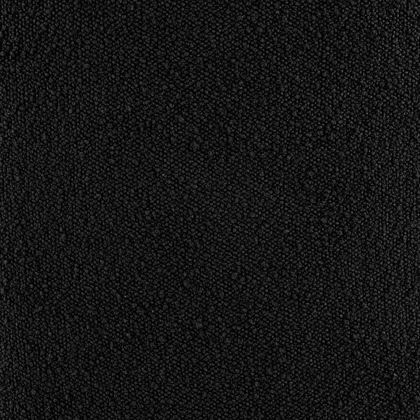 Matteo Fabric Accent Arm Chair In Boucle Black