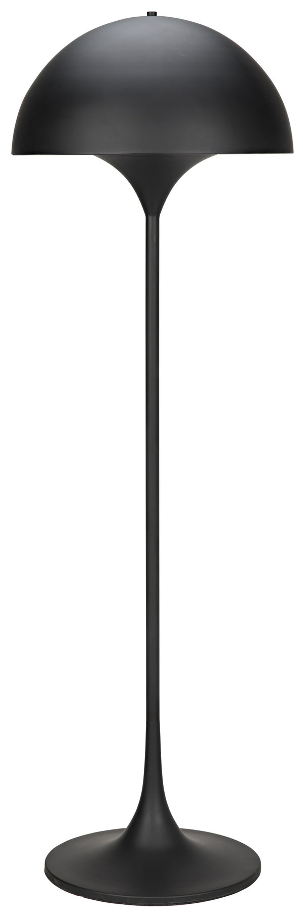 Cataracta Floor Lamp, Black Steel