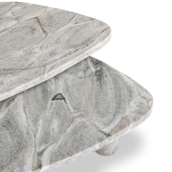 Zion Nesting Coffee Table Set - Sage Onyx