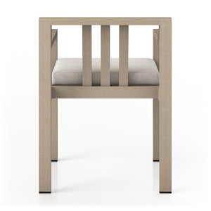 Monterey Outdoor Dining Armchair In Brown