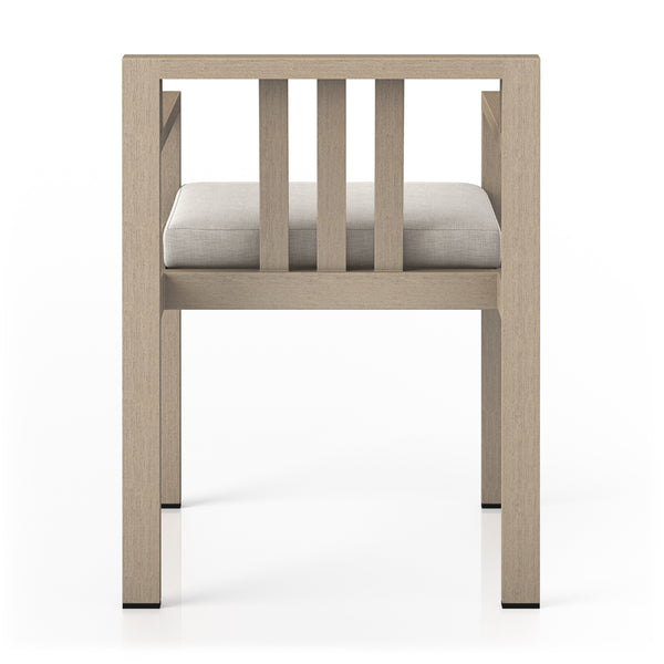 Monterey Outdoor Dining Armchair In Brown