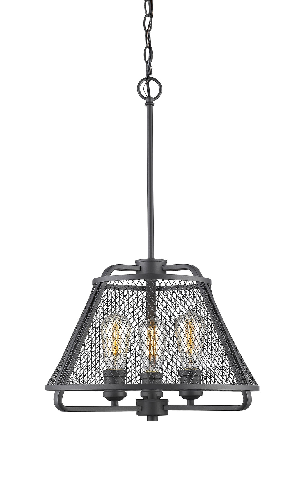 Iuka 3 Light Pendant in Bronze Finish