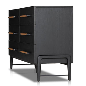 Rosedale 6 Drawer Dresser in Ebony Oak