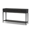 Rosenell Console Table - 60" - Black Oak Solid