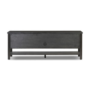 Roark Media Console - Ebony Oak Veneer