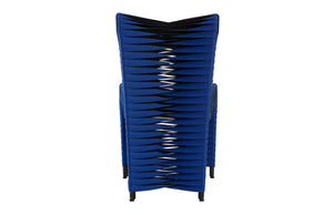 Seat Belt Dining Chair, Blue/Black