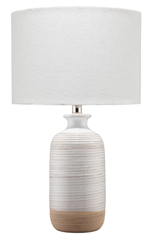 Ashwell Ceramic Table Lamp, White