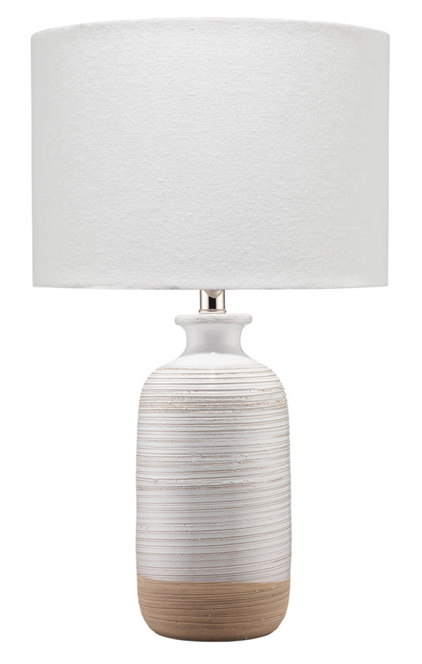 Ashwell Ceramic Table Lamp, White