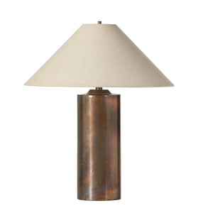 Seaton Table Lamp In Iridescent Acid Wash