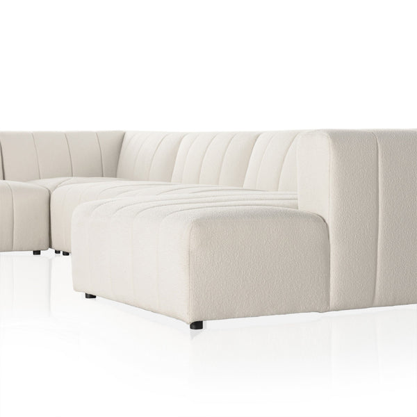 Langham Channeled 6-Piece Sectional - Fayette Cloud