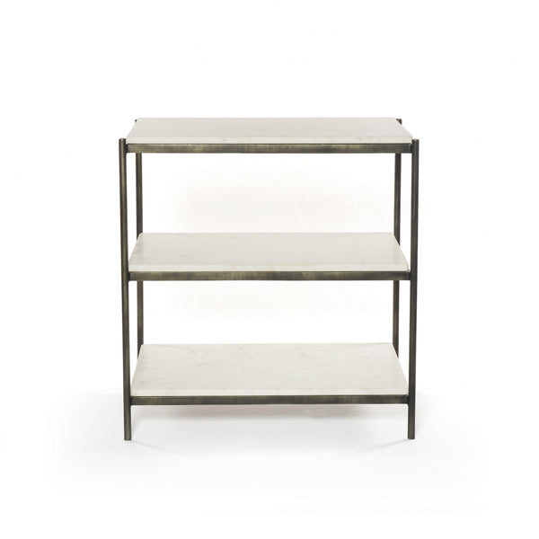 Felix Nightstand in Hammered Grey