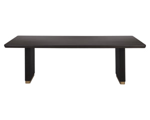 KALLA DINING TABLE - RECTANGULAR - CHARCOAL - 96"