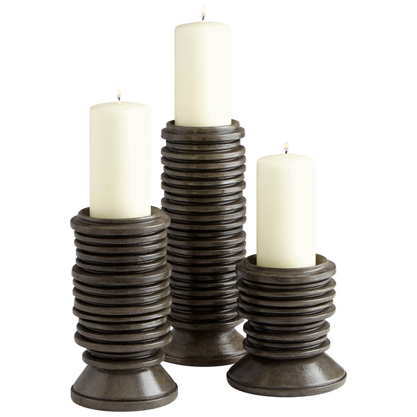 Small Provo Candleholder in Black