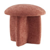 Cielo Chenille Ottoman, Millburry Coral