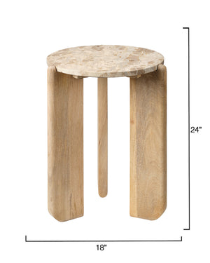 Quarry Wood and Tendua Stone Size Table