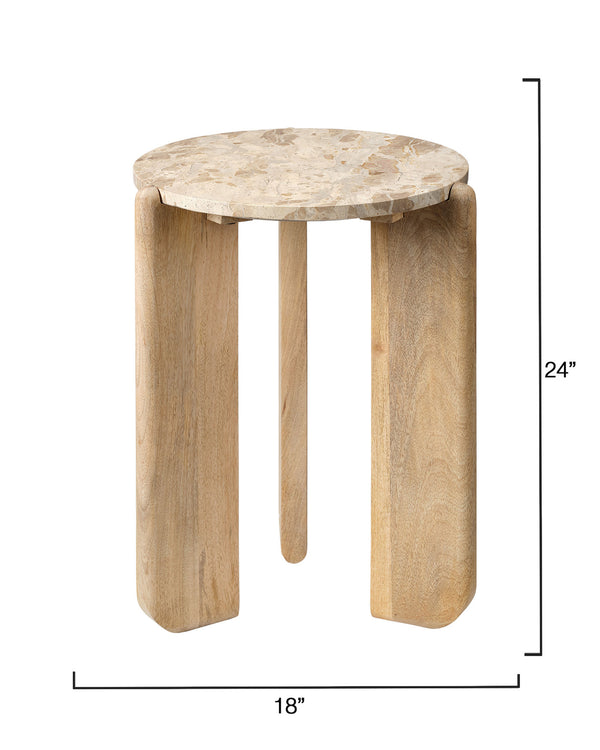 Quarry Wood and Tendua Stone Size Table