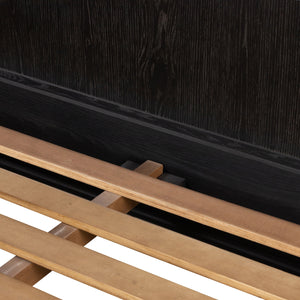 Toulouse Bed In Distressed Black In King