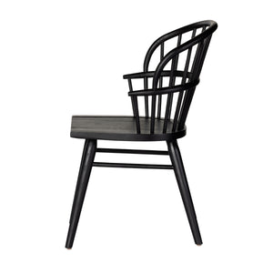 Connor Dining Chair In Black Ash