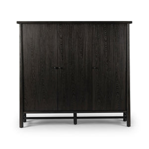 Renaud 3-Door Cabinet - Charcoal Oak Veneer