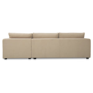 Moe's Burrow Sleeper Sectional with Storage Chaise