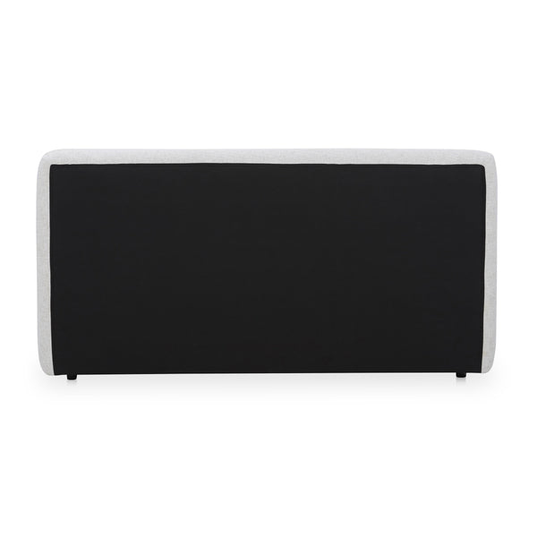 Moe's Tory Queen Bed Pebble Upholstered