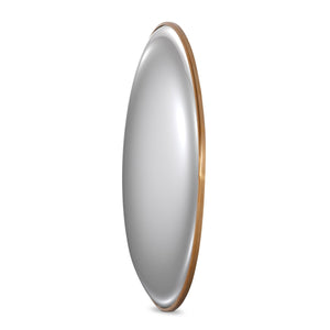 Convex Wall Mirror - Vintage Brass