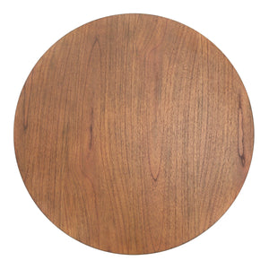 Bernie Round Coffee Table, Java Brown