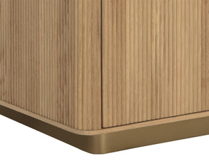KALLA NIGHTSTAND - RUSTIC OAK