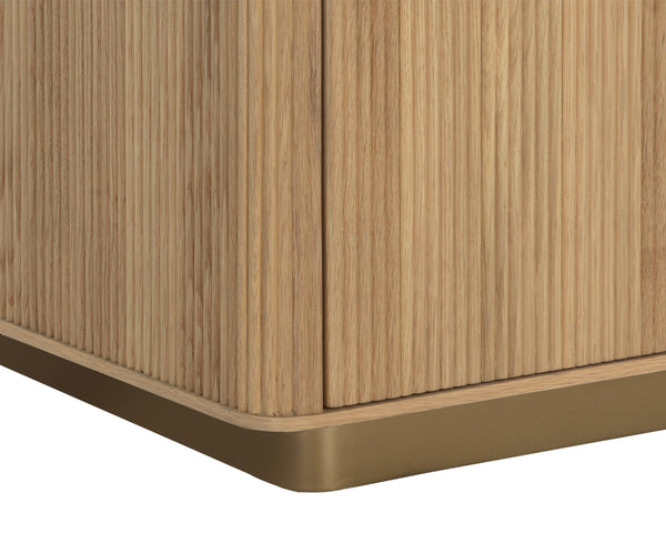 KALLA NIGHTSTAND - RUSTIC OAK