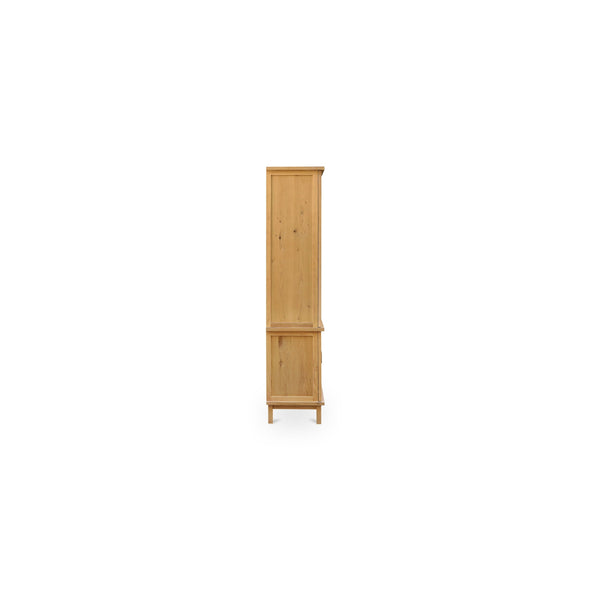 Moe's Seymour Tall Cabinet with Rattan Doors