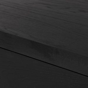 Warby Nightstand - Worn Black Veneer