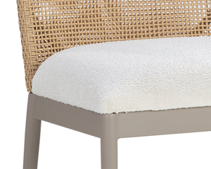 CALANDRI DINING CHAIR - GREIGE - LOUIS CREAM