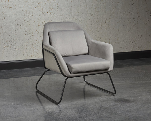 Watts Armchair - Black - Antonio Charcoal