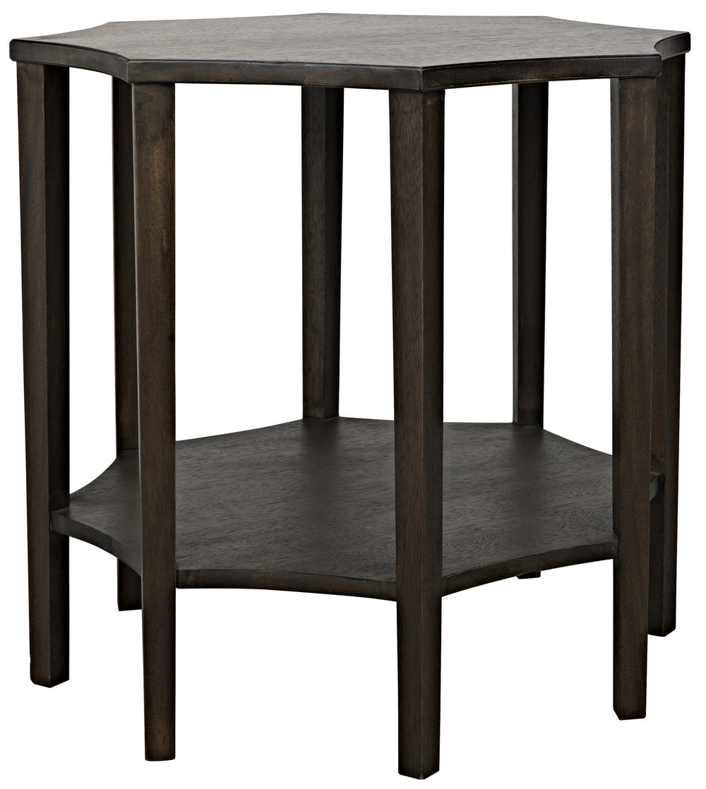 Ariana Side Table, Ebony Walnut