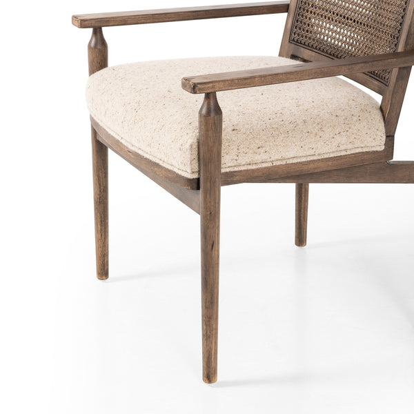 Xavier Dining Armchair In Hasselt Taupe