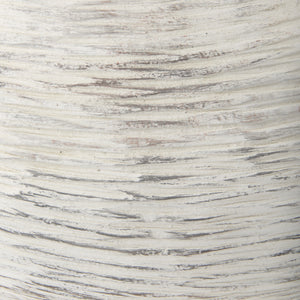 Misha 25.2L x 25.2W x 22.4H Cream Ceramic Floor Vase