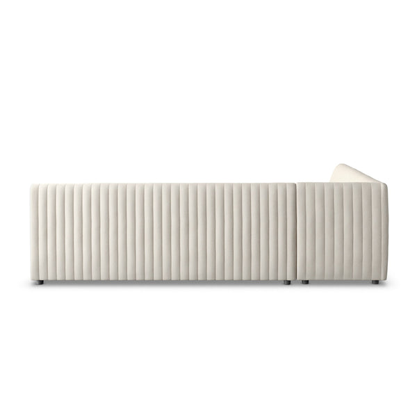 Augustine Dining Banquette, L-Shape - Capri Oatmeal