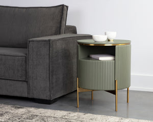PALOMA END TABLE - SAGE GREEN