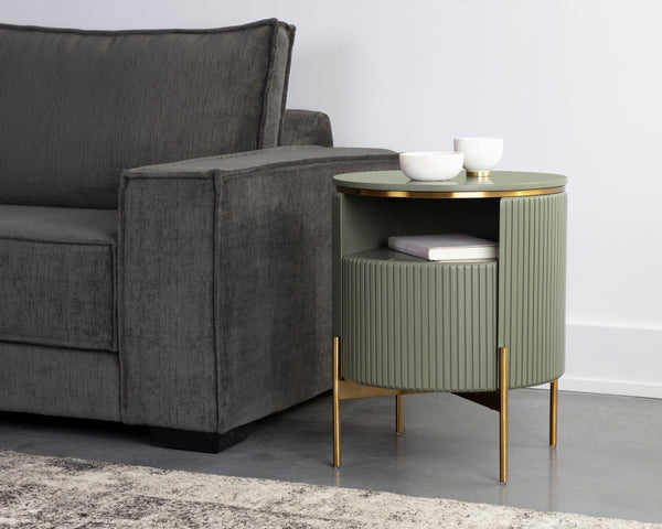 PALOMA END TABLE - SAGE GREEN