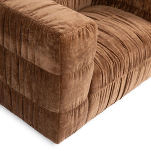 Afeela Upholstered Swivel Chair - Bronze Polyester