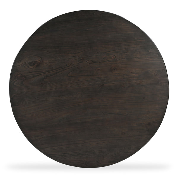 Moe's Glenn Round Dining Table in Dark Brown
