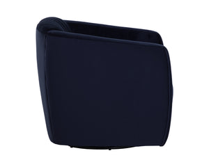 GARRISON SWIVEL LOUNGE CHAIR - ABBINGTON NAVY