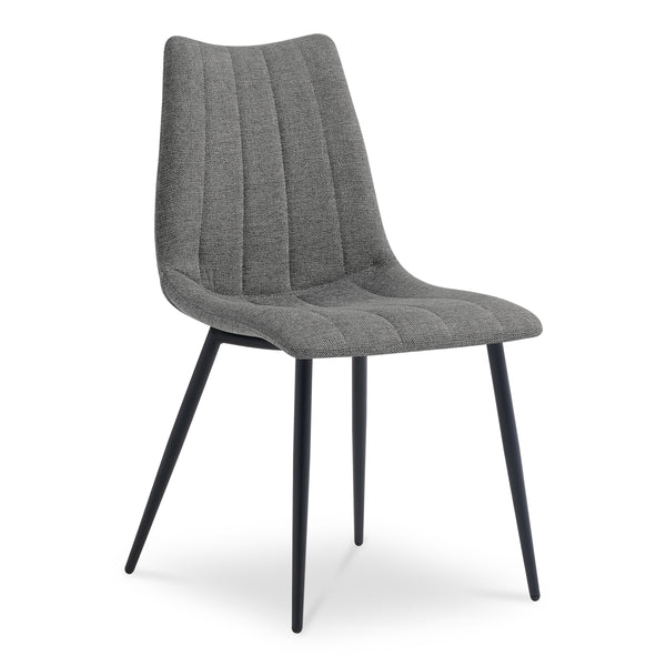 Moe's Alibi Dining Chair Set of 2 in Dark Grey