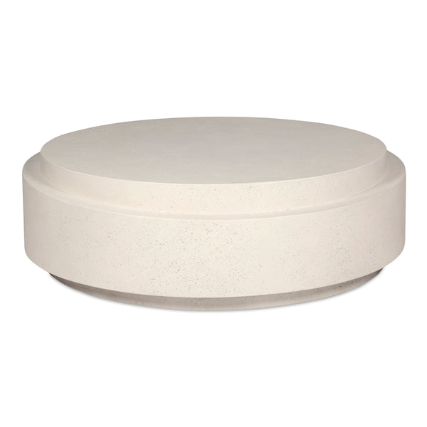 Moe's Cosmo Outdoor Coffee Table Off White