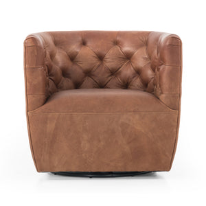 Hanover Swivel Chair In Heirloom Sienna