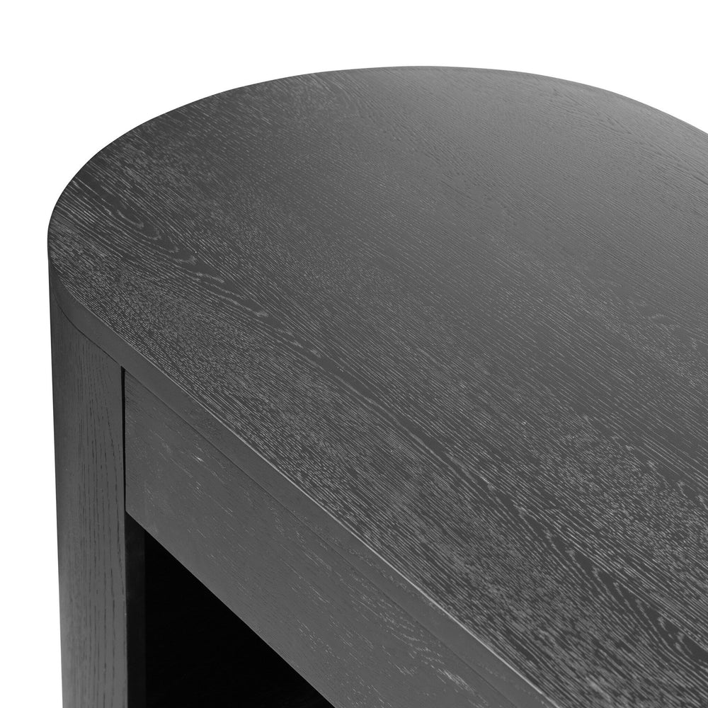 Pilar Desk - Brushed Ebony Oak